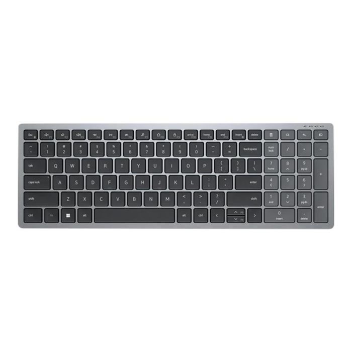 Dell Teclado Inalámbrico KB740, Tecnología Tijeras, QWERTY Español, Bluetooth 5.0 y USB, Compacto, Multidispositivo, Gris Titanio 0 Dell Teclado Inalámbrico KB740, Tecnología Tijeras, QWERTY Español, Bluetooth 5.0 y USB, Compacto, Multidispositivo, Gris Titanio 0
