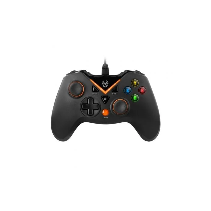 Krom Mando Gamepad Key USB PC, PS3, Android con Doble Vibración y Botones Retroiluminados