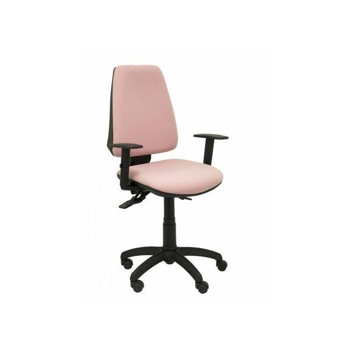 Silla Piqueras Y Crespo Elche S Brazos Regulables Mecanismo Sincro De Doble Maneta Gran Confortabilidad Regulable En Altura Ruedas De Nylon Asiento Y Respaldo Tapizado Rosa Palido