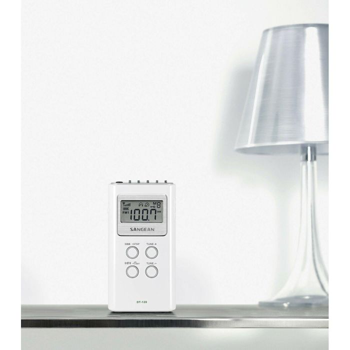 Radio Portátil Sangean DT-120 Blanco 9 Radio Portátil Sangean DT-120 Blanco 9