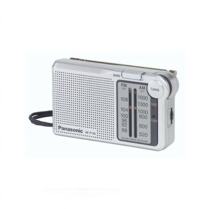 Panasonic RF-P150 Radio portátil AM/FM con sintonización rotativa, altavoz de 5.7 cm Panasonic RF-P150 Radio portátil AM/FM con sintonización rotativa, altavoz de 5.7 cm