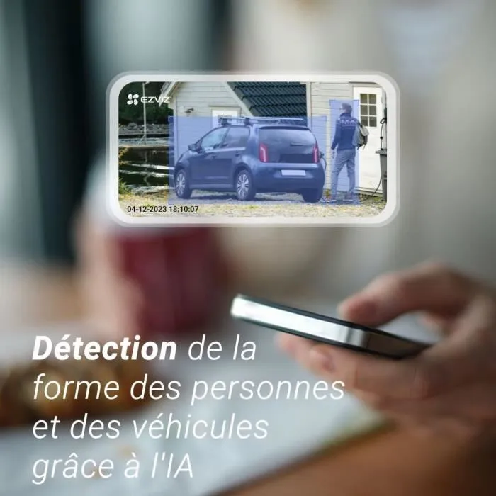 EZVIZ EB3 4G Cámara de seguridad IP Exterior Inalámbrico Bala 2304 x 1296 Pixeles Techo/pared 5