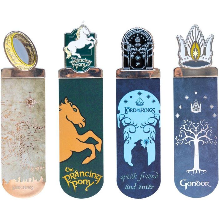 Set 4 marcapaginas El Señor de Los Anillos 0 Set 4 marcapaginas El Señor de Los Anillos 0
