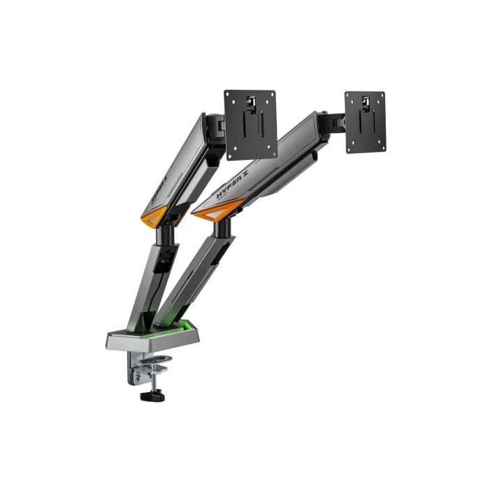 Aisens DT38TSRRGB-349 Soporte de Mesa Gaming para Monitor con Iluminación RGB, Giratorio, Inclinable, Articulado, hasta 38 pulgadas y 16kg 0 Aisens DT38TSRRGB-349 Soporte de Mesa Gaming para Monitor con Iluminación RGB, Giratorio, Inclinable, Articulado, hasta 38 pulgadas y 16kg 0