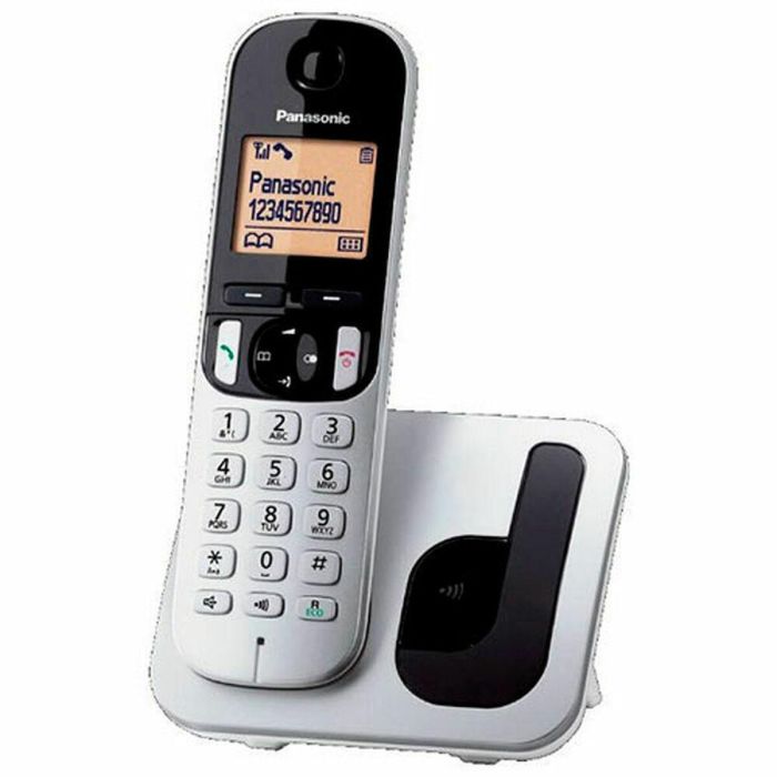 Teléfono Inalámbrico Panasonic KXTGC210SPS Ambar Metalizado 0 Teléfono Inalámbrico Panasonic KXTGC210SPS Ambar Metalizado 0