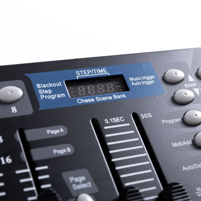 Controlador DMX512 192 Canales 9-12VDC para Iluminación Profesional 3