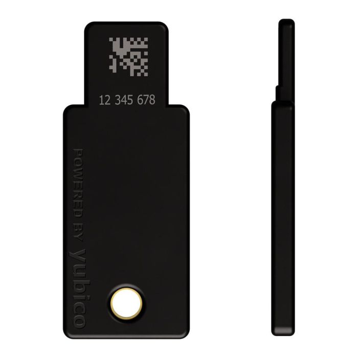 YUBICO YubiKey 5 NFC Llave de Seguridad USB-A, NFC, FIDO U2F, FIDO 2, Negro 1