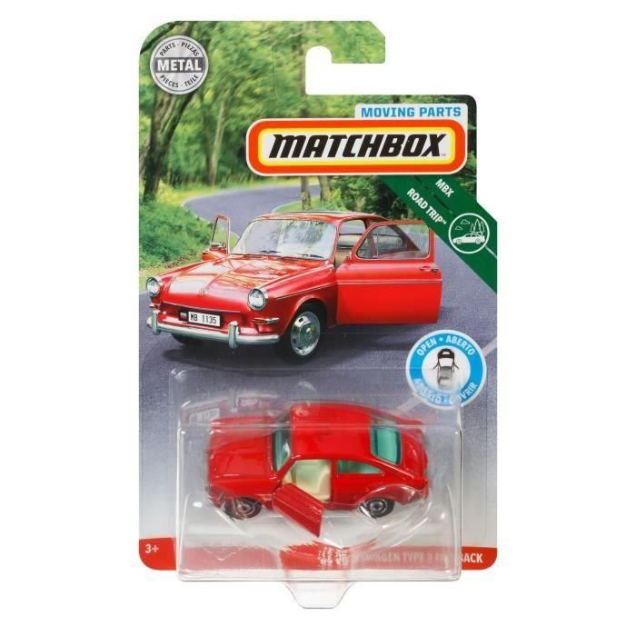 Matchbox Colección de Vehículos Básicos con puertas, capós y baúles que se abren - piezas móviles (modelo aleatorio) 3+ años 3 Matchbox Colección de Vehículos Básicos con puertas, capós y baúles que se abren - piezas móviles (modelo aleatorio) 3+ años 3