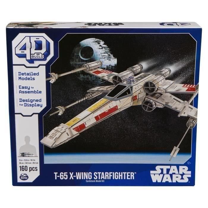 Star Wars - X-WING FIGHTER - Modelo 4D para construir - 28 cm 3 Star Wars - X-WING FIGHTER - Modelo 4D para construir - 28 cm 3