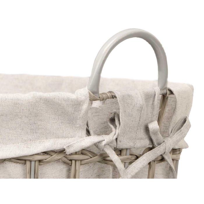 Cesto Ovalado Asas Gris Kipit 48X58CM (6 Unidades) 3 Cesto Ovalado Asas Gris Kipit 48X58CM (6 Unidades) 3