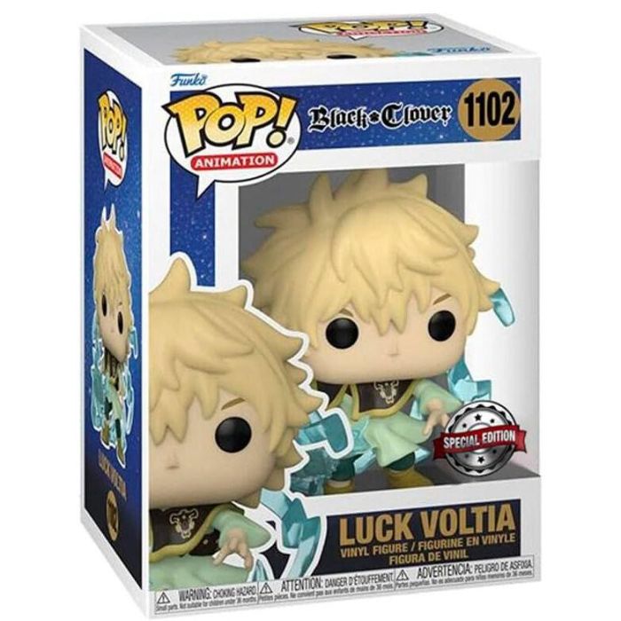 Figura POP Black Clover Luck Voltia Exclusive 0 Figura POP Black Clover Luck Voltia Exclusive 0