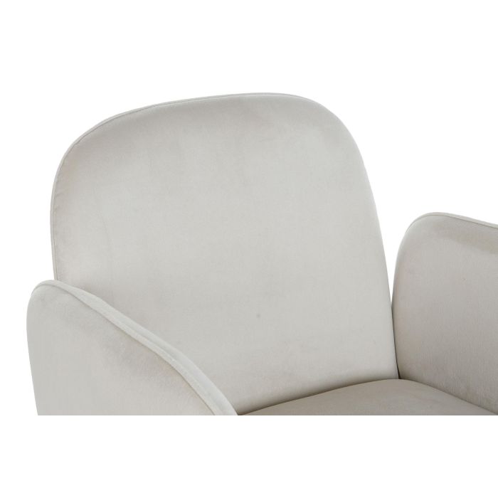 DKD Home Decor Butaca Beige Negro 60 x 83 x 65 cm (2 Unidades) 2