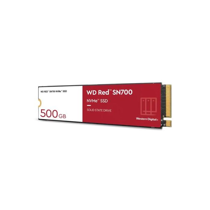 Western Digital WD Red SN700 M.2 500 GB PCIe 3.0 NVMe SSD para NAS - WDS500G1R0C - 3430 MB/s Lectura, 2600 MB/s Escritura 1 Western Digital WD Red SN700 M.2 500 GB PCIe 3.0 NVMe SSD para NAS - WDS500G1R0C - 3430 MB/s Lectura, 2600 MB/s Escritura 1