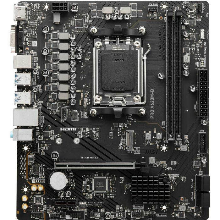 Msi Placa Base PRO A620M-B Ranura micro ATX AM5
