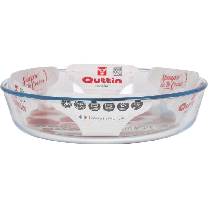 Quttin Fuente Vidrio Hondo 26 cm x 6 cm - 2.3 L (6 Unidades)