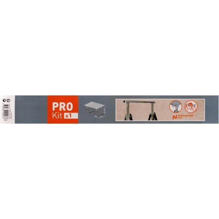 Caballete de bricolaje - NORDLINGER PRO - Pro in Kit - Regulable en altura - Robusto y plegable 2