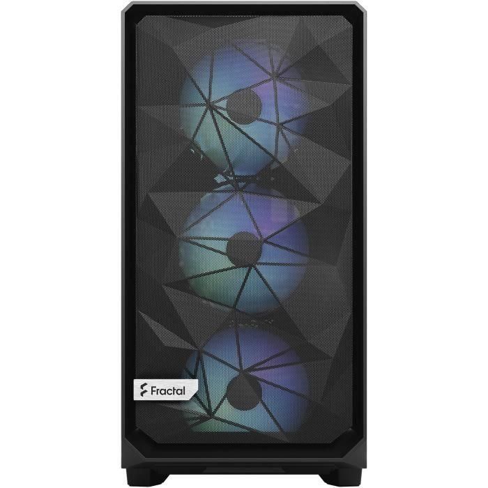 DISEÑO FRACTAL - Meshify 2 Lite RGB Black TG Light Tint - Caja de PC - Negro ( FD-C-MEL2A-05 ) 3 DISEÑO FRACTAL - Meshify 2 Lite RGB Black TG Light Tint - Caja de PC - Negro ( FD-C-MEL2A-05 ) 3