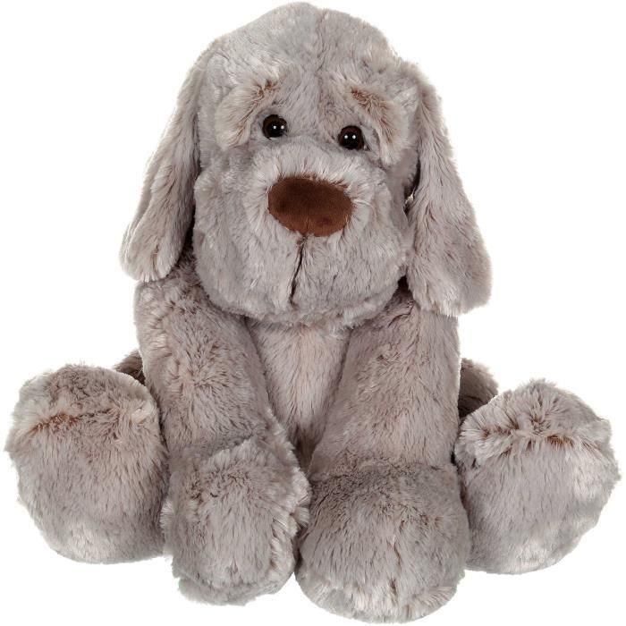 Gipsy Toys Perro de Peluche Flatoutou 50 cm Gris para Bebés y Niños