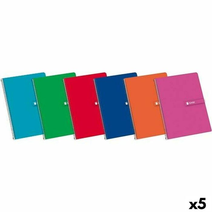 Cuaderno ENRI A4 80 Hojas (5 Unidades) 0 Cuaderno ENRI A4 80 Hojas (5 Unidades) 0