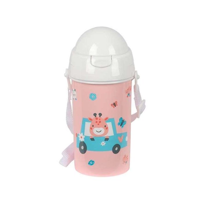 Botella Portaliquidos Safta 500 mL Apertura Automatica Con Pajita Safta Preescolar 195x73x73 mm Botella Portaliquidos Safta 500 mL Apertura Automatica Con Pajita Safta Preescolar 195x73x73 mm