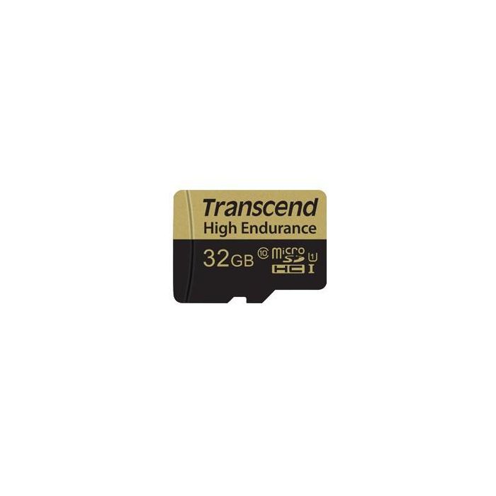 CARD CF 32GB Transcend Hochbelastbar microHC/SD-Adapter inbegriffen