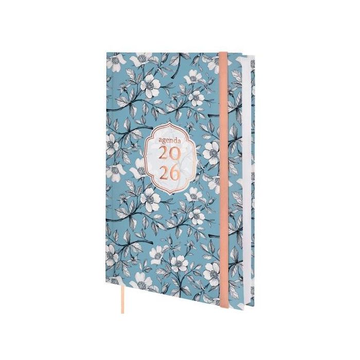 Finocam Y10 140x204 mm Agenda Dynamic Berlín 1 Día/Página Tapa Dura Cotton 2026, acolchada antirrayaduras, moda
