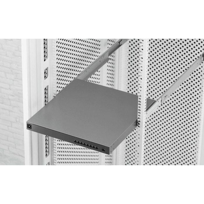 Ubiquiti Switch 9x Puertos GbE RJ45, 18 Gbps, 26.78 Mpps, 240W AC/DC, 120W PoE, Batería Integrada 368Wh 5