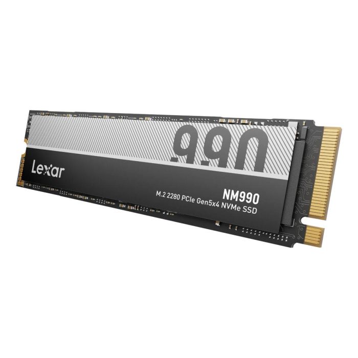 Lexar NM990 SSD M.2 4TB NVMe PCIe 5.0 x4 2280 - Velocidad Lectura 14000 MB/s, Escritura 11000 MB/s - Para PC, Portátil, Consola Lexar NM990 SSD M.2 4TB NVMe PCIe 5.0 x4 2280 - Velocidad Lectura 14000 MB/s, Escritura 11000 MB/s - Para PC, Portátil, Consola