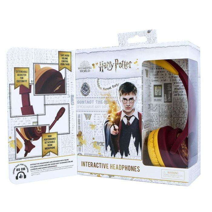 Auriculares OTL Technologies Hogwarts Crest Marrón Negro 7