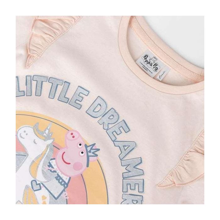 Camiseta corta single jersey peppa pig talla 6 años 2