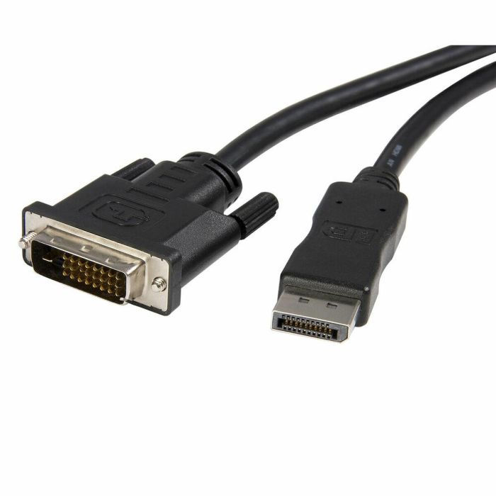 Adaptador DisplayPort a DVI Startech DP2DVIMM6 (1,8 m) Negro 1.8 m 2 Adaptador DisplayPort a DVI Startech DP2DVIMM6 (1,8 m) Negro 1.8 m 2