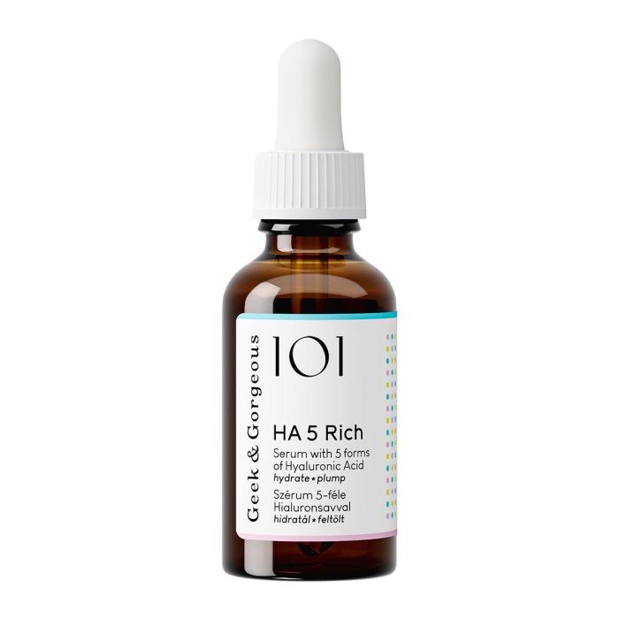 Geek Gorgeous 101 ha5 serum rich hyaluronic acid 30 ml Geek Gorgeous 101 ha5 serum rich hyaluronic acid 30 ml