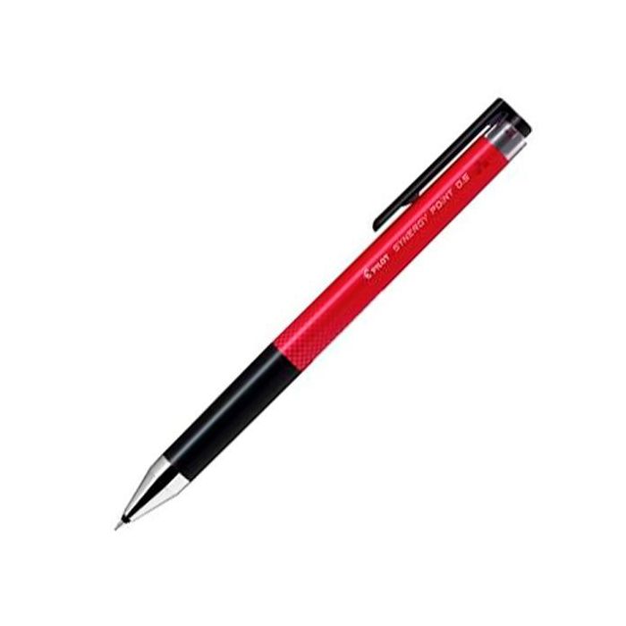 Pilot Bolígrafo Tinta Gel Synergy Point 0.5 mm Retráctil Rojo (12 Unidades) Secado Rápido (12 Unidades)