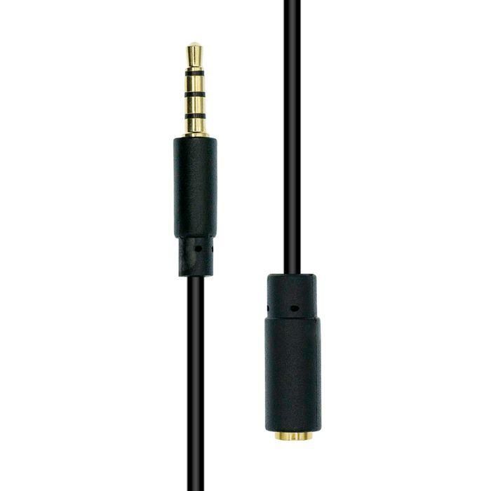 ProXtend Mini-Jack 4-Pin Slim Extension Cable Black 2M 1 ProXtend Mini-Jack 4-Pin Slim Extension Cable Black 2M 1