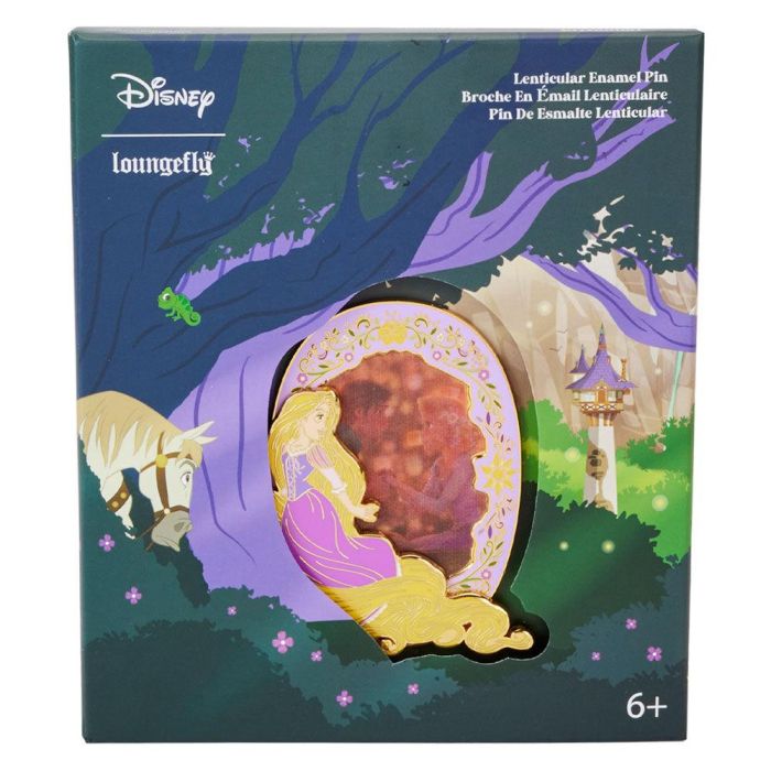 Pin lenticular Rapunzel Disney Loungefly 7,5cm 1