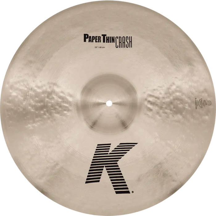 Zildjian Crash 19" K Paper Thin Plato para Batería 2 Zildjian Crash 19" K Paper Thin Plato para Batería 2