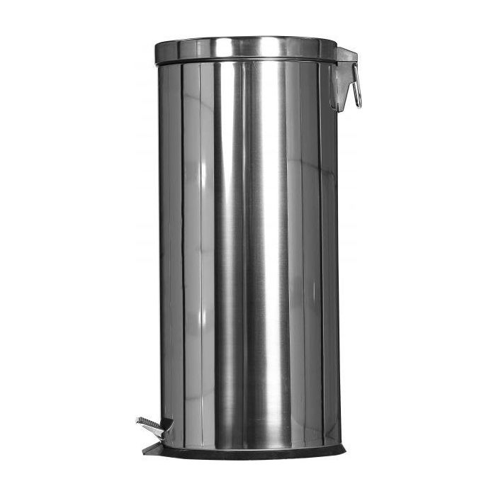 PROBBAX - SO-6030-MSSTL - Papelera de pedal - 29,5 cm de Ø x 65 cm de alto - 30 L - Acero brillante 0 PROBBAX - SO-6030-MSSTL - Papelera de pedal - 29,5 cm de Ø x 65 cm de alto - 30 L - Acero brillante 0