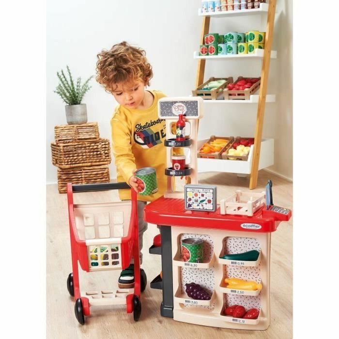 Ecoiffier ECO3280250016762 Caja y Carro de Compra Juguete, Set Tienda de Mercado Infantil para Juego de Rol Simbólico 3 Ecoiffier ECO3280250016762 Caja y Carro de Compra Juguete, Set Tienda de Mercado Infantil para Juego de Rol Simbólico 3