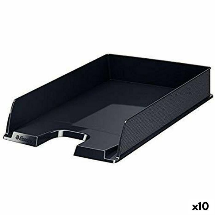 Set de Bandejas organizadoras Esselte Europost Opaco Negro 10 Unidades
