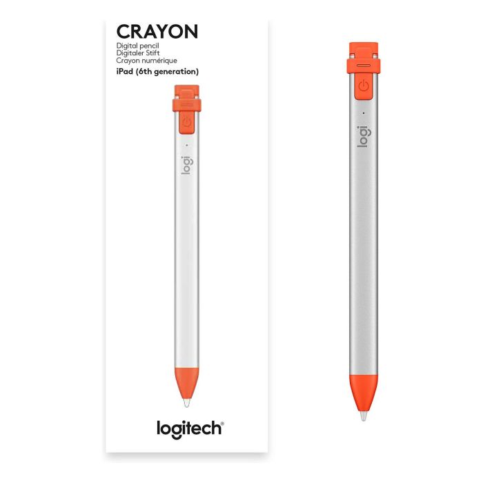 Logitech Lápiz Electrónico Crayon para iPad, Naranja 5