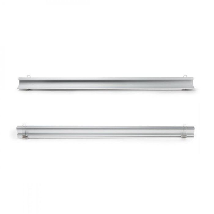 Perfíl Aluminio para Tira LED Instalación Escaleras - Difusor Opal  x 1M 3