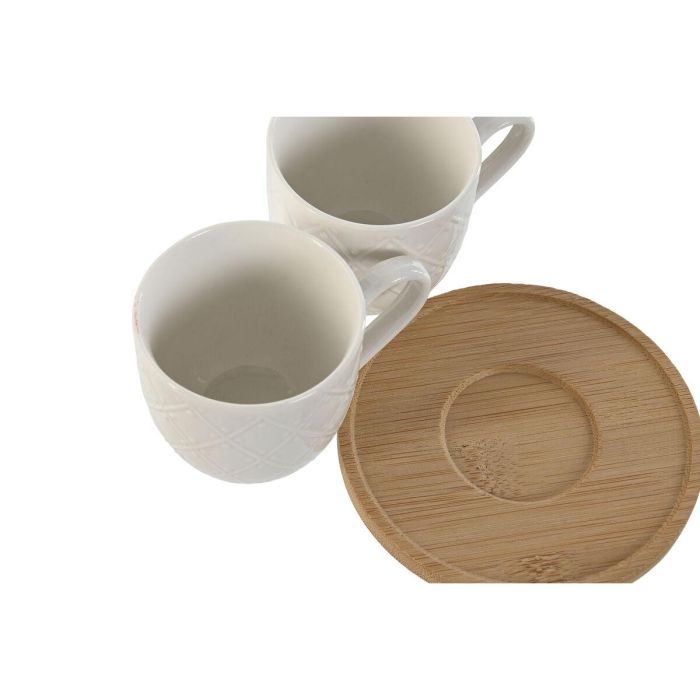 Cafe Basicos DKD Home Decor Blanco 5.8 x 6 x 8.4 cm Set de 6 2 Cafe Basicos DKD Home Decor Blanco 5.8 x 6 x 8.4 cm Set de 6 2