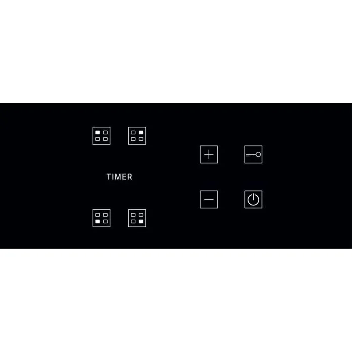 Whirlpool AKT8090NE Placa Vitrocerámica - 4 Zonas - 6200W - 60cm Ancho - Revestimiento Vidrio - Negro 5 Whirlpool AKT8090NE Placa Vitrocerámica - 4 Zonas - 6200W - 60cm Ancho - Revestimiento Vidrio - Negro 5