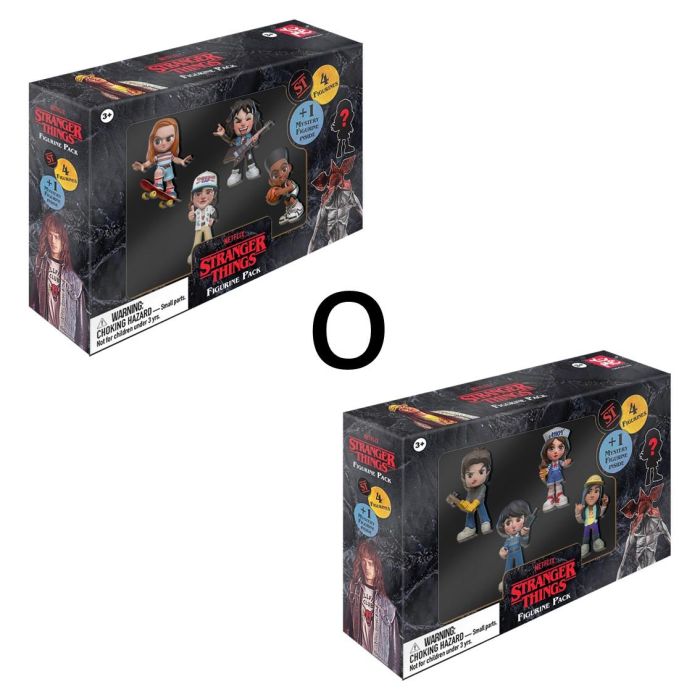 Bandai Pack 5 Figuras Yume Stranger Things - Personajes favoritos, 4 figuritas + 1 sorpresa Bandai Pack 5 Figuras Yume Stranger Things - Personajes favoritos, 4 figuritas + 1 sorpresa