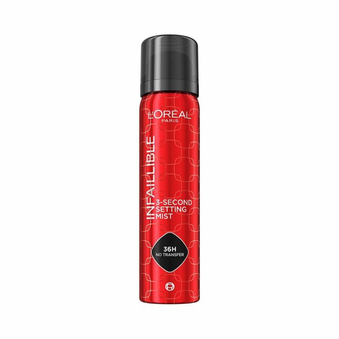 L'Oréal Paris Infaillible Fijador de Maquillaje Spray 36H Resistente al Agua y Sudor Acabado Luminoso 75 ml L'Oréal Paris Infaillible Fijador de Maquillaje Spray 36H Resistente al Agua y Sudor Acabado Luminoso 75 ml