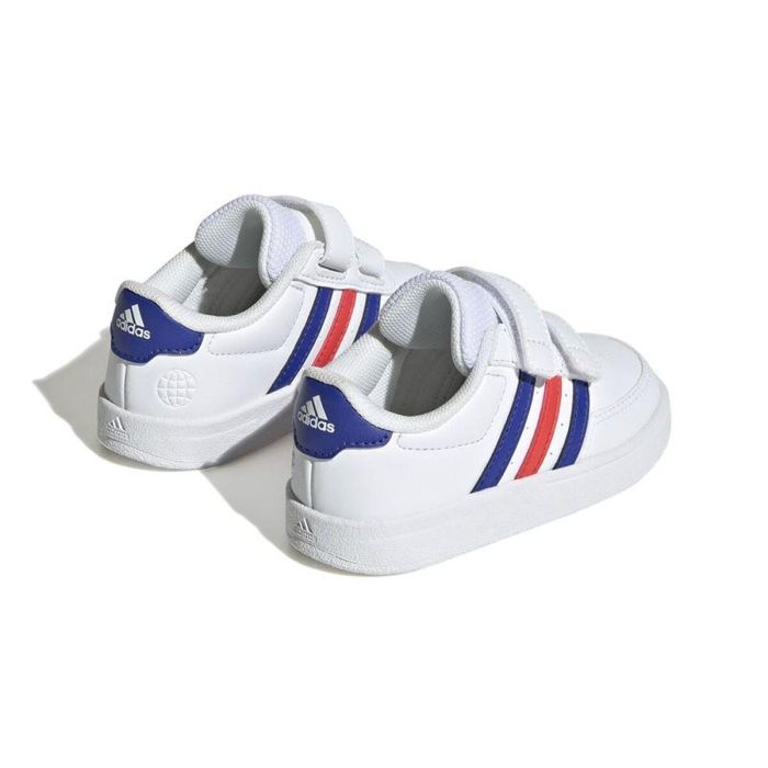 Zapatillas Deportivas Infantiles Adidas Breaknet Lifestile Court Lace Strap Blanco 3-4 Años 3