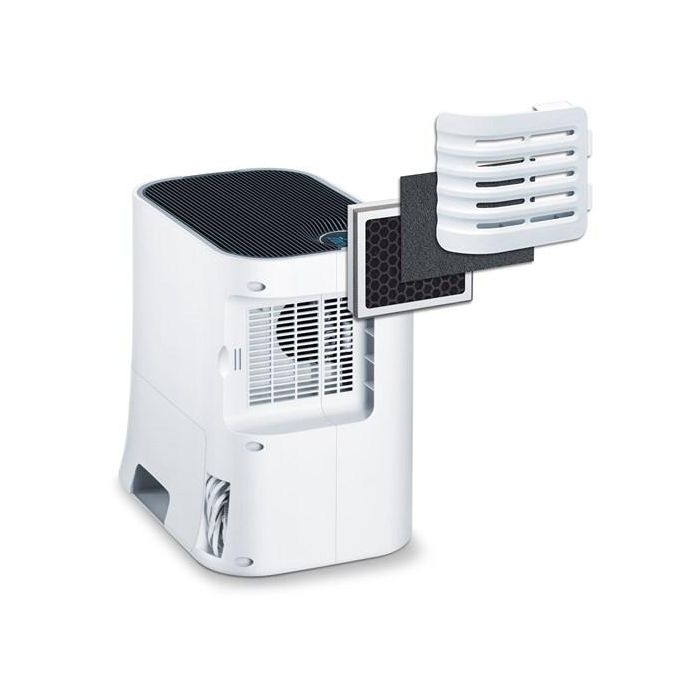 Beurer LR-330 Purificador y Humidificador de Aire, 3 Capas de Filtrado, Pantalla Retroiluminada, para Habitaciones hasta 35m2 1 Beurer LR-330 Purificador y Humidificador de Aire, 3 Capas de Filtrado, Pantalla Retroiluminada, para Habitaciones hasta 35m2 1