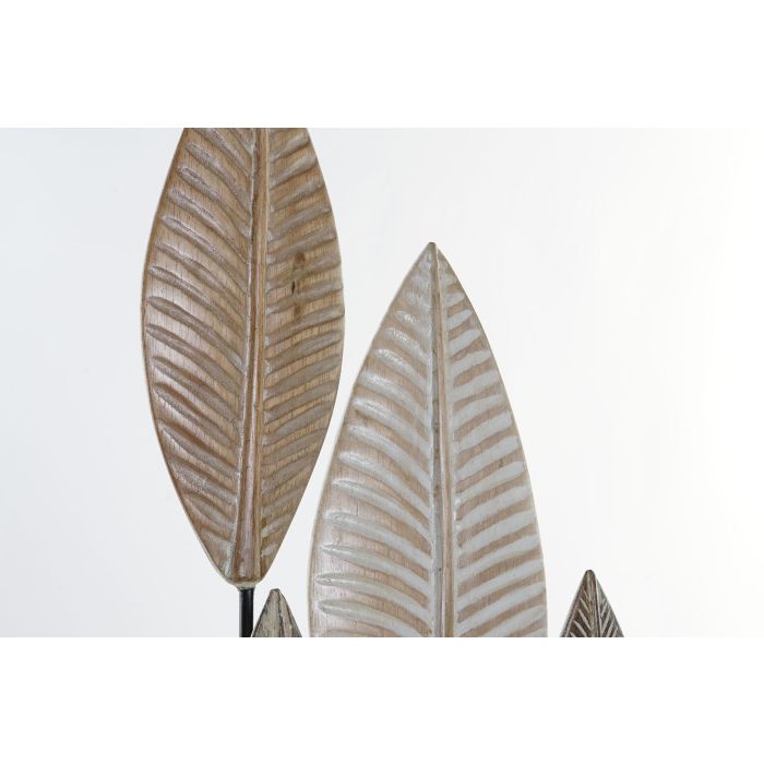 DKD Home Decor Decoración Balines Hojas de Albasia y Hierro Marrón Beige Natural 81 cm Alto 1 DKD Home Decor Decoración Balines Hojas de Albasia y Hierro Marrón Beige Natural 81 cm Alto 1