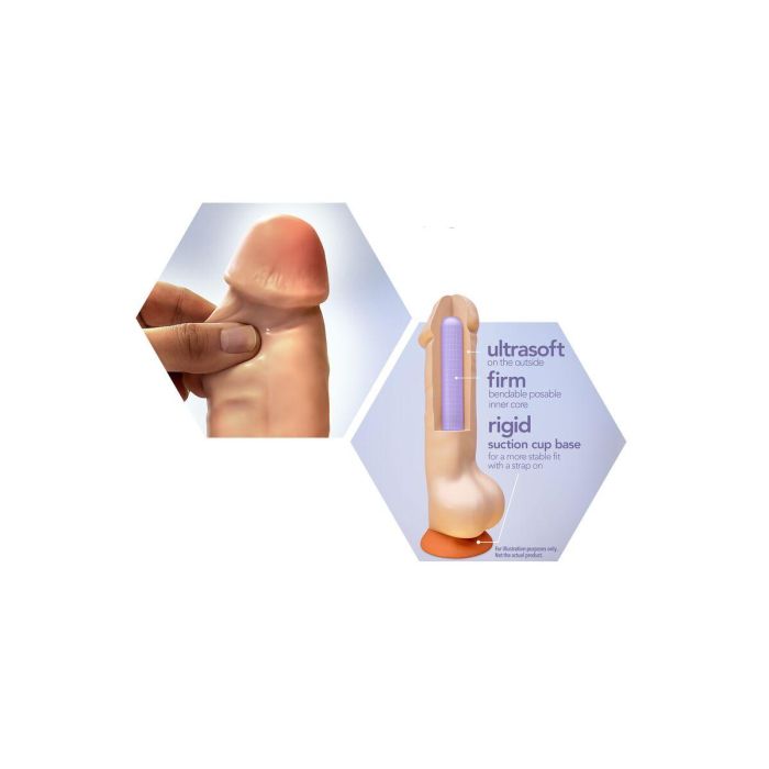 Consolador Realista Blush Dr Skin TPE Ø 3,7 cm (20,3 cm) 3 Consolador Realista Blush Dr Skin TPE Ø 3,7 cm (20,3 cm) 3