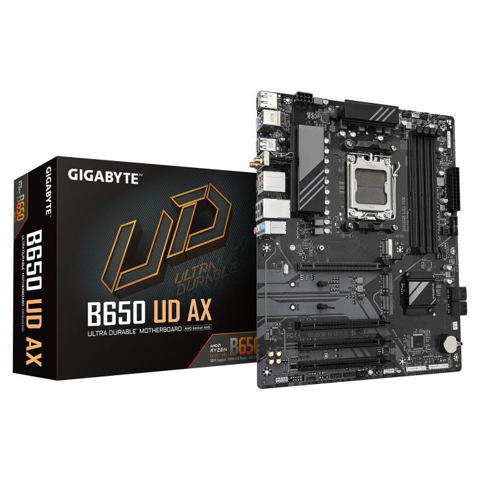 Gigabyte Placa Base B650 UD AX, Socket AM5, DDR5, ATX, Wi-Fi 6, PCIe 5.0 para AMD Ryzen 0 Gigabyte Placa Base B650 UD AX, Socket AM5, DDR5, ATX, Wi-Fi 6, PCIe 5.0 para AMD Ryzen 0